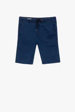 Tiffosi Calcoes Bermuda Indigo Knit Slim Fit Azul Aco Clearance