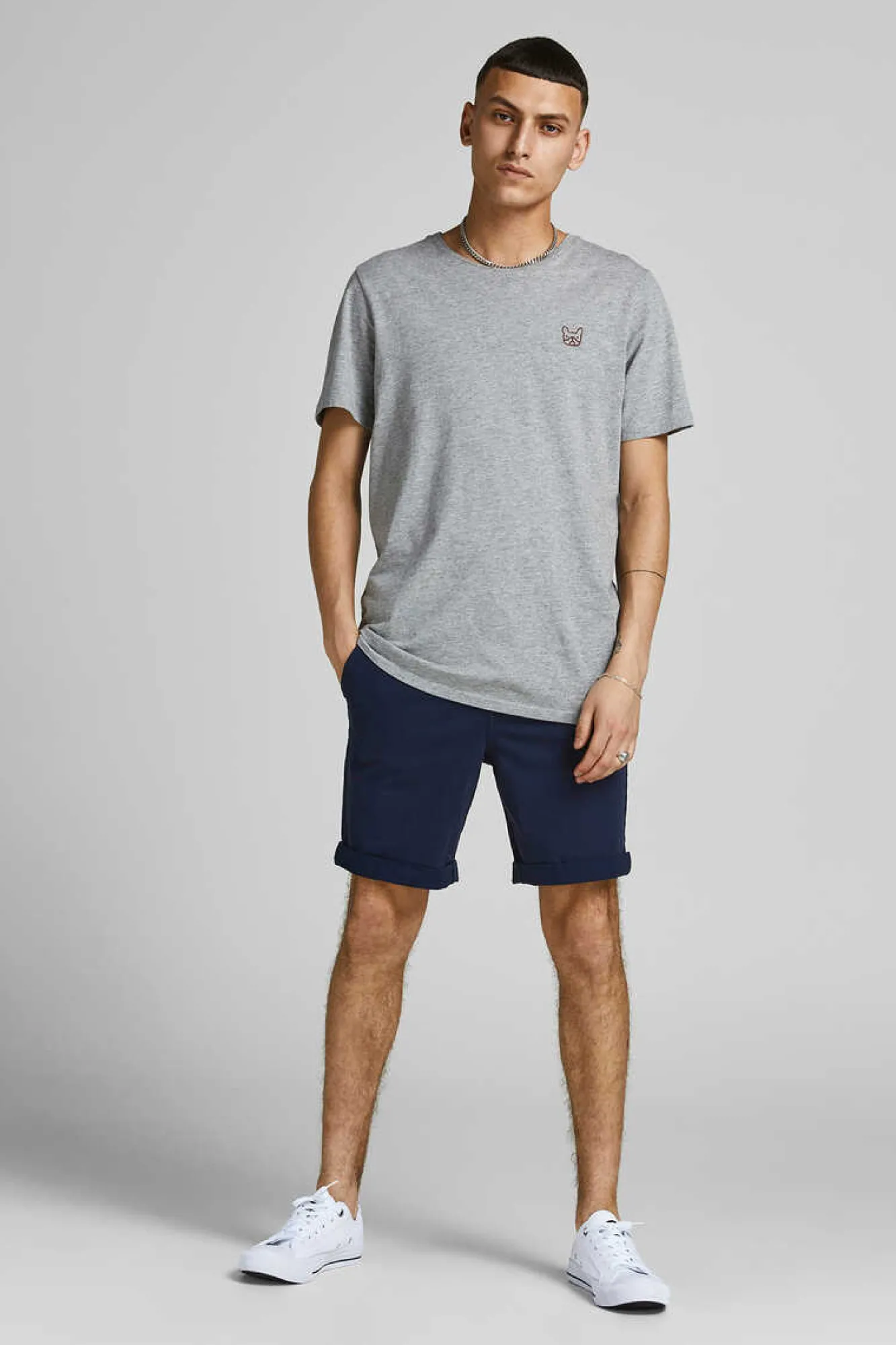 Jack & Jones Calcoes Bermudas Chino Simples Marinho Online