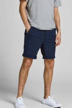 Jack & Jones Calcoes Bermudas Chino Simples Marinho Online