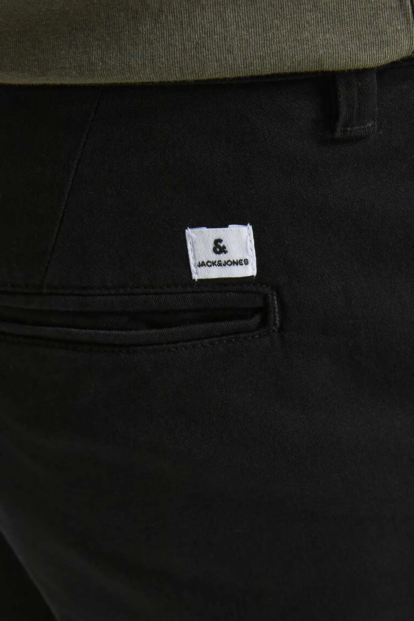 Jack & Jones Calcoes Bermudas Chino Simples Preto Online