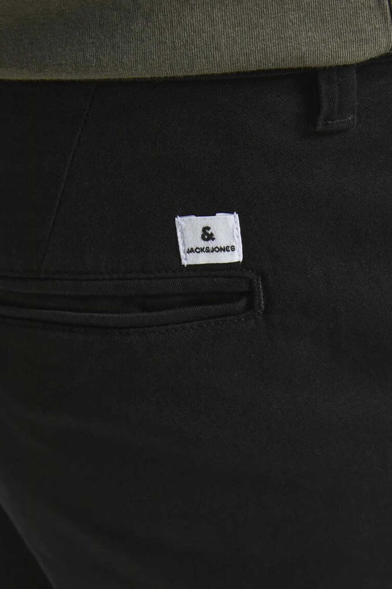 Jack & Jones Calcoes Bermudas Chino Simples Preto Online