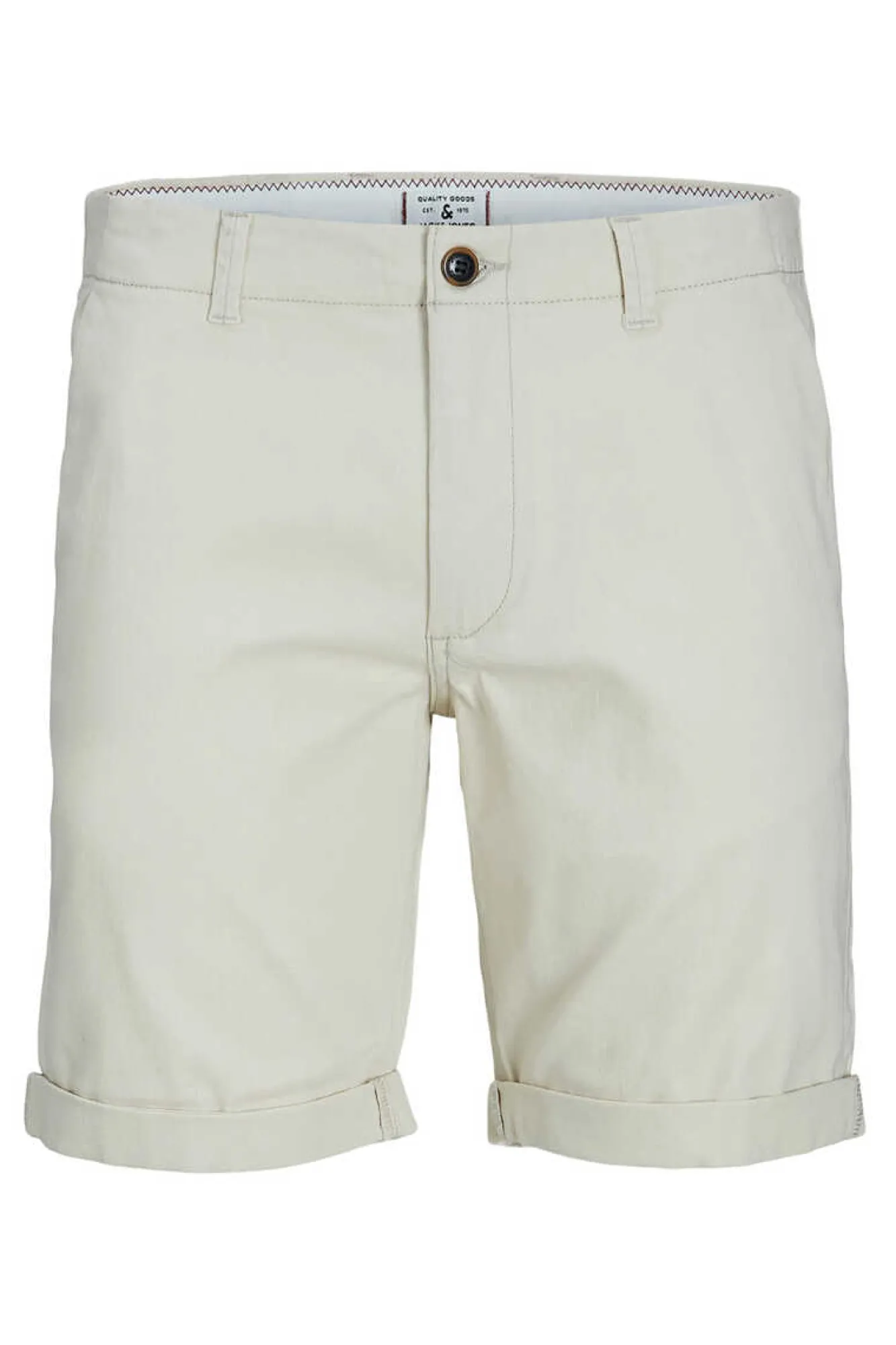 Jack & Jones Calcoes Bermudas Chino Simples Cinza New