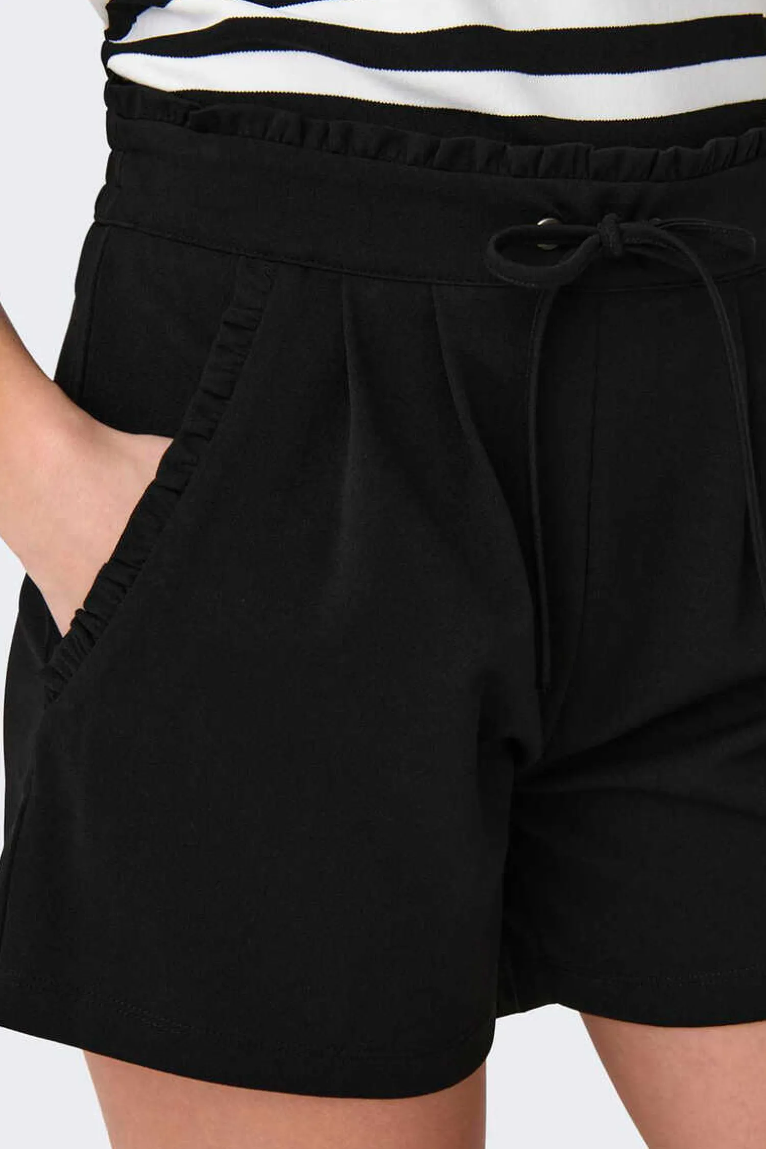 JDY Calcas-Calcoes Com Detalhe De Folhos