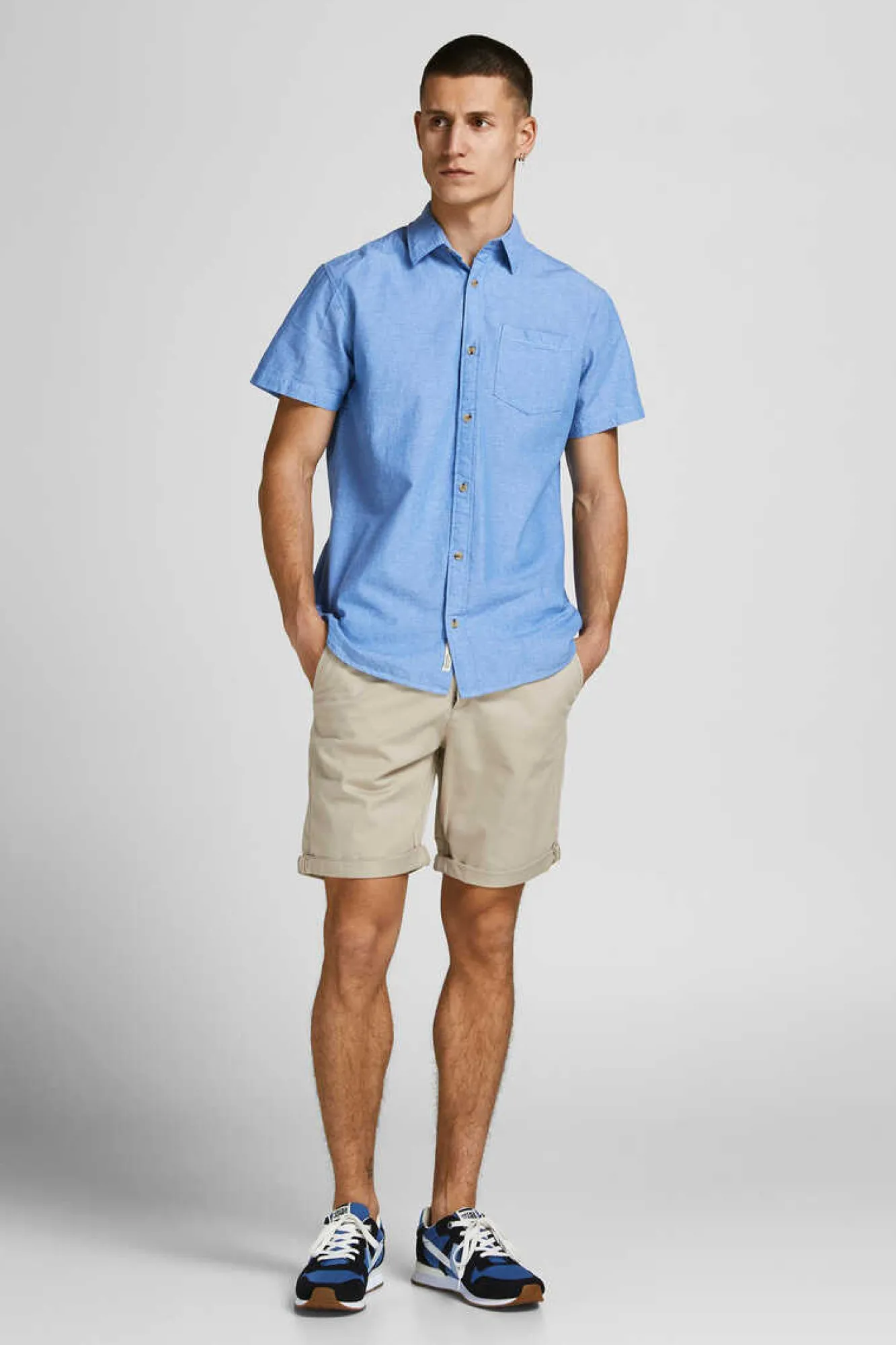 Jack & Jones Calcoes Das Bermudas Simples Cinza Online
