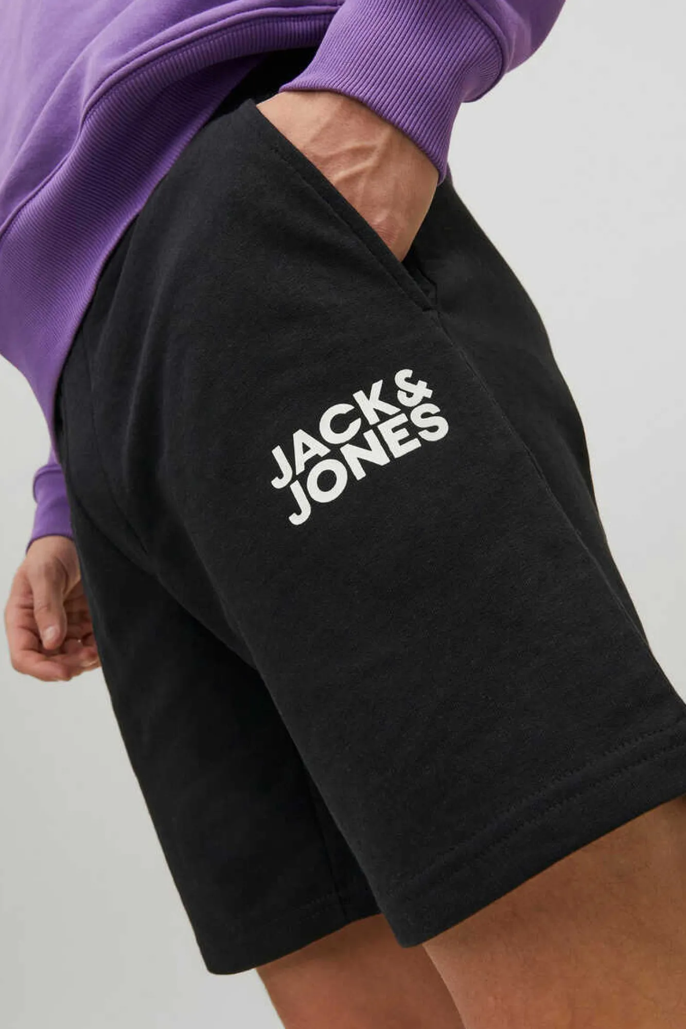 Jack & Jones Calcoes De Carga Das Bermudas Planas Preto Outlet