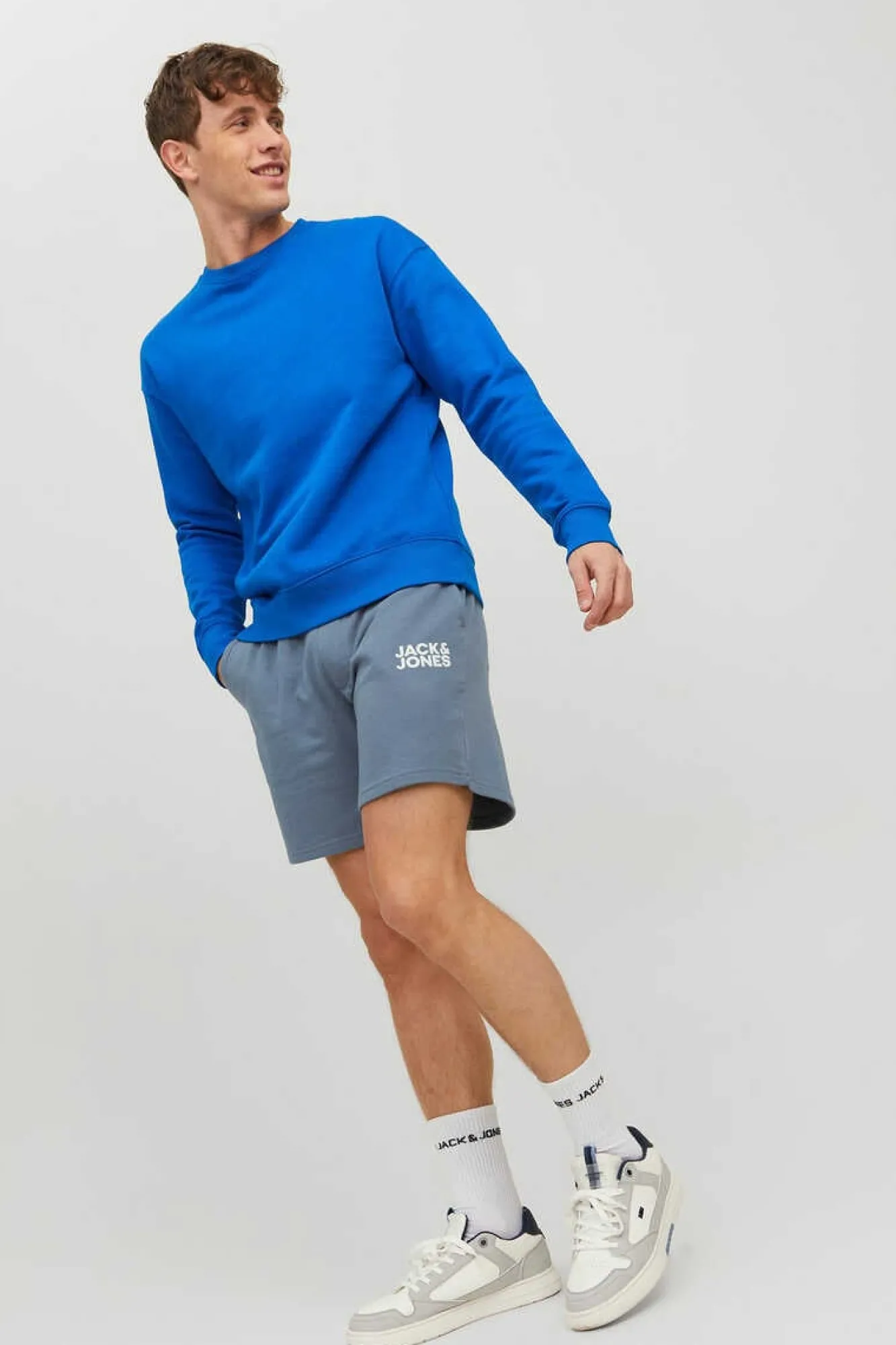 Jack & Jones Calcoes De Carga Das Bermudas Planas Azulado Sale