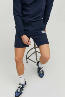 Jack & Jones Calcoes De Carga Das Bermudas Planas Marinho Best