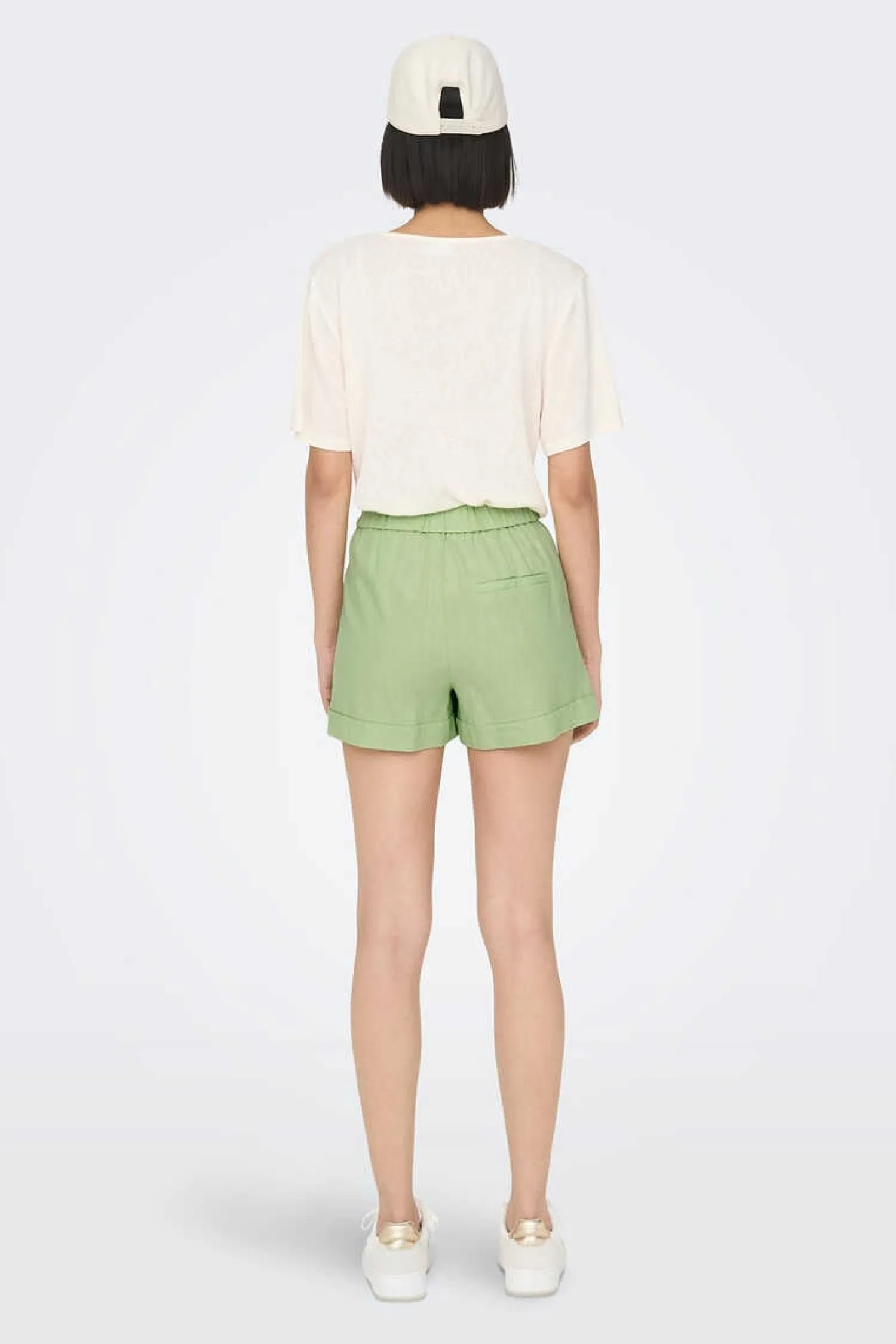 JDY Calcas-Calcoes De Linho Cintura Media