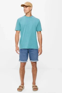 Springfield Calcoes Jeans Slim Lavagem Media Azul Aco Best