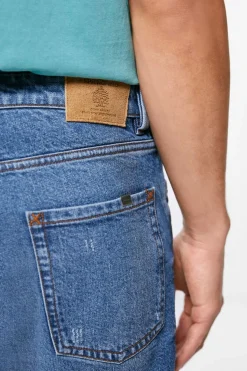 Calcoes Jeans Slim Lavagem Media