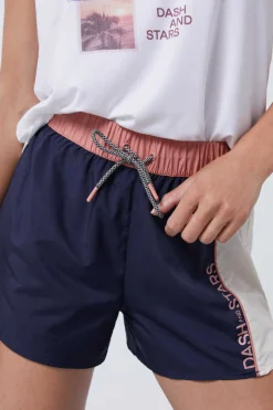 Dash and Stars Calcas-Calcoes Ultraleves Color Block Azuis