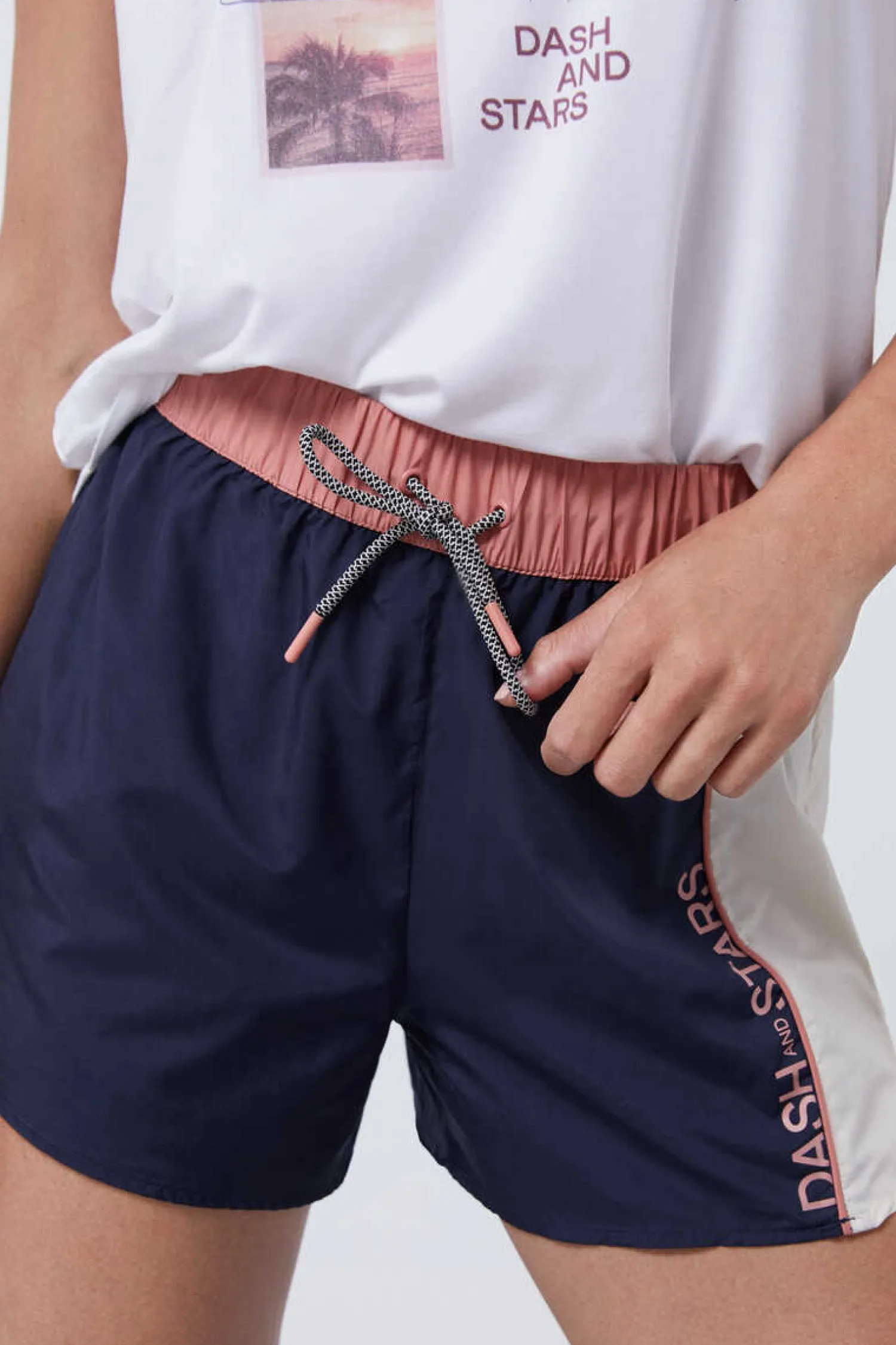 Dash and Stars Calcas-Calcoes Ultraleves Color Block Azuis