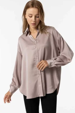 Tiffosi Camisas E Blusas-Camisa Acetinada