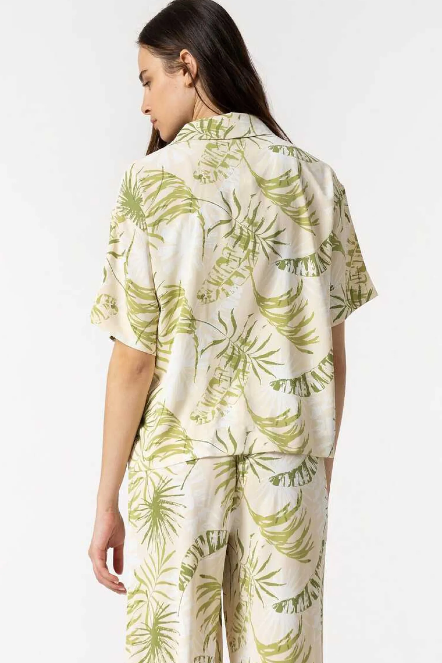 Tiffosi Camisas E Blusas-Camisa Acetinada Estampada