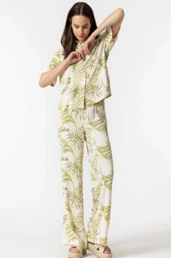 Tiffosi Camisas E Blusas-Camisa Acetinada Estampada