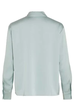 Vila Camisas E Blusas-Camisa Acetinada Total Look