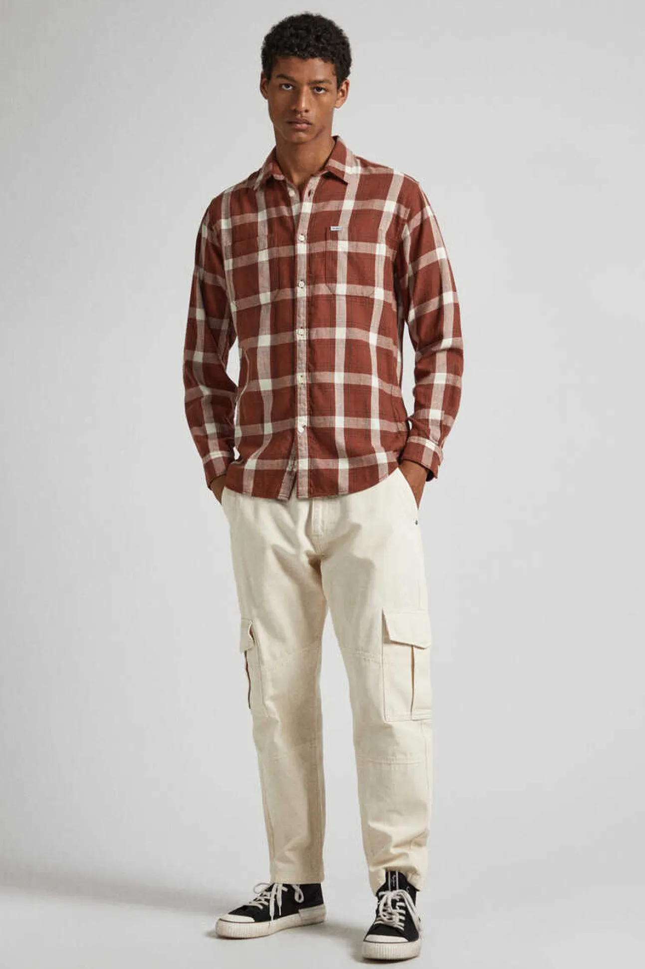 Camisa Algodao Quadrados