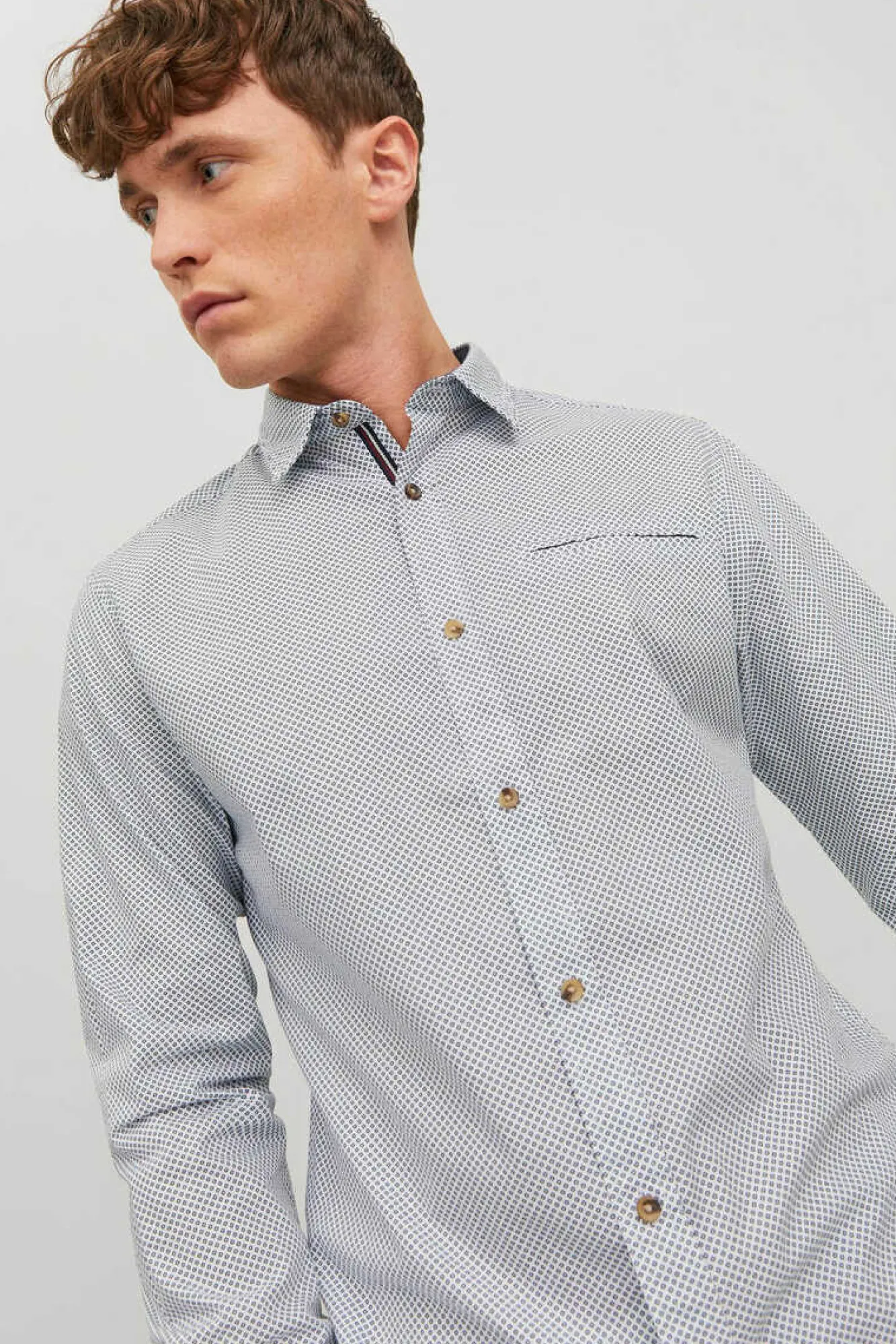Jack & Jones Camisa Casual Branco Best