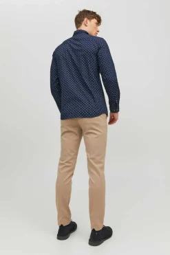 Jack & Jones Camisa Casual Marinho New