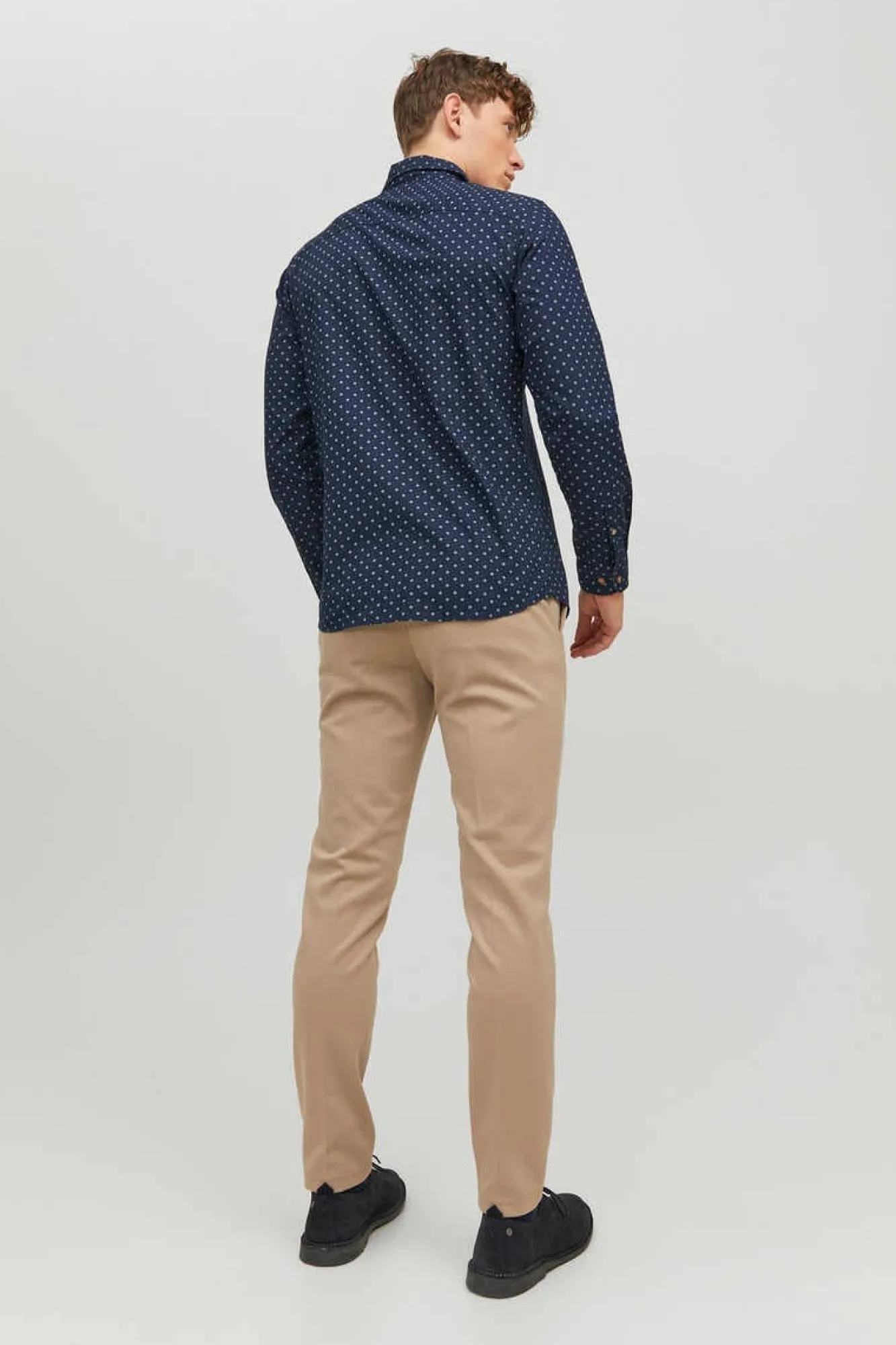 Jack & Jones Camisa Casual Marinho New