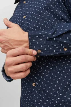 Jack & Jones Camisa Casual Marinho New