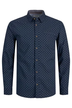 Jack & Jones Camisa Casual Marinho New
