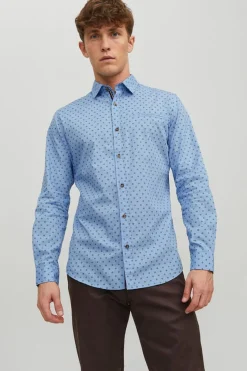 Jack & Jones Camisa Casual Mix Azul Hot