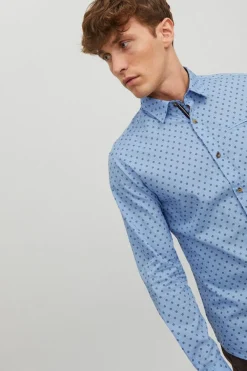 Jack & Jones Camisa Casual Mix Azul Hot