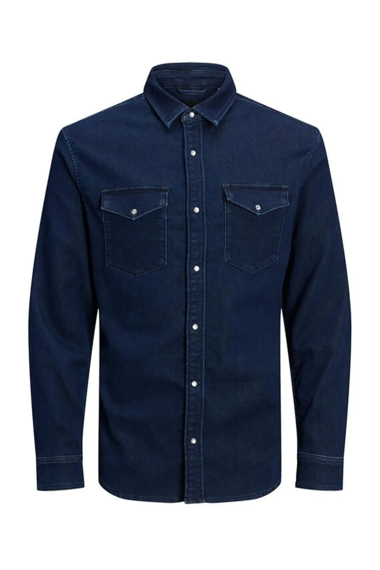 Jack & Jones Camisa Casual Algodao Azulado Hot