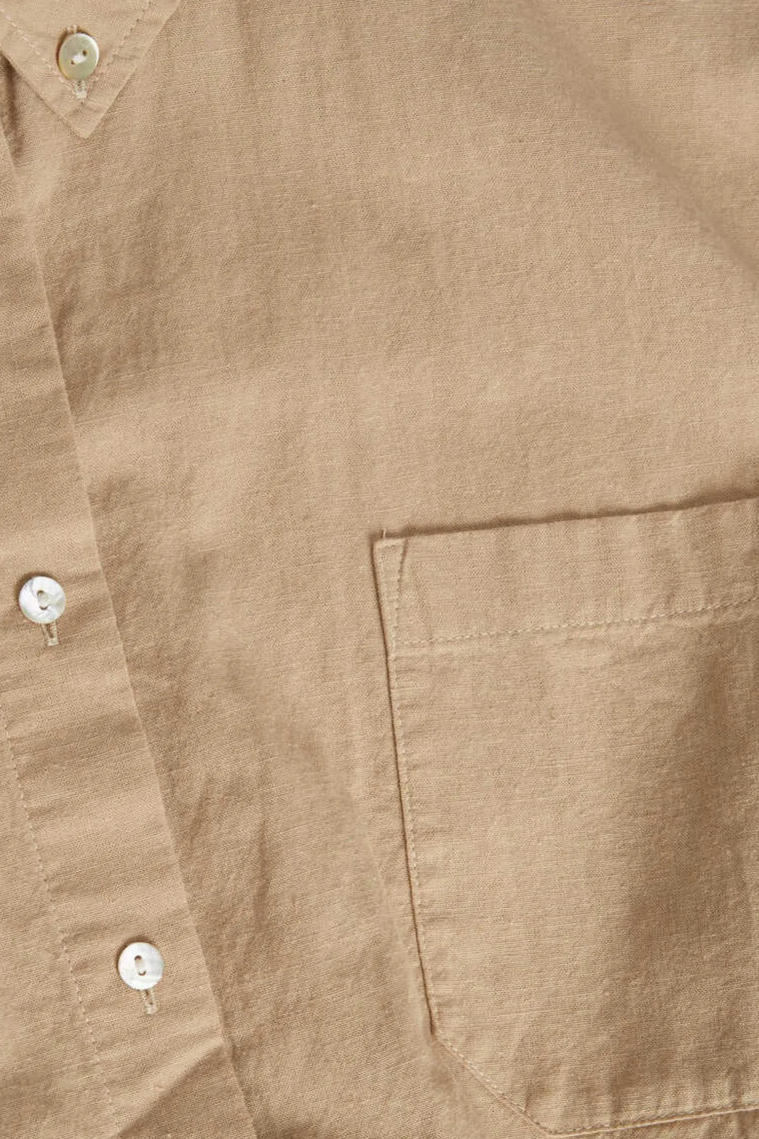 Jack & Jones Camisas E Blusas-Camisa Crop De Lino De Manga Corta