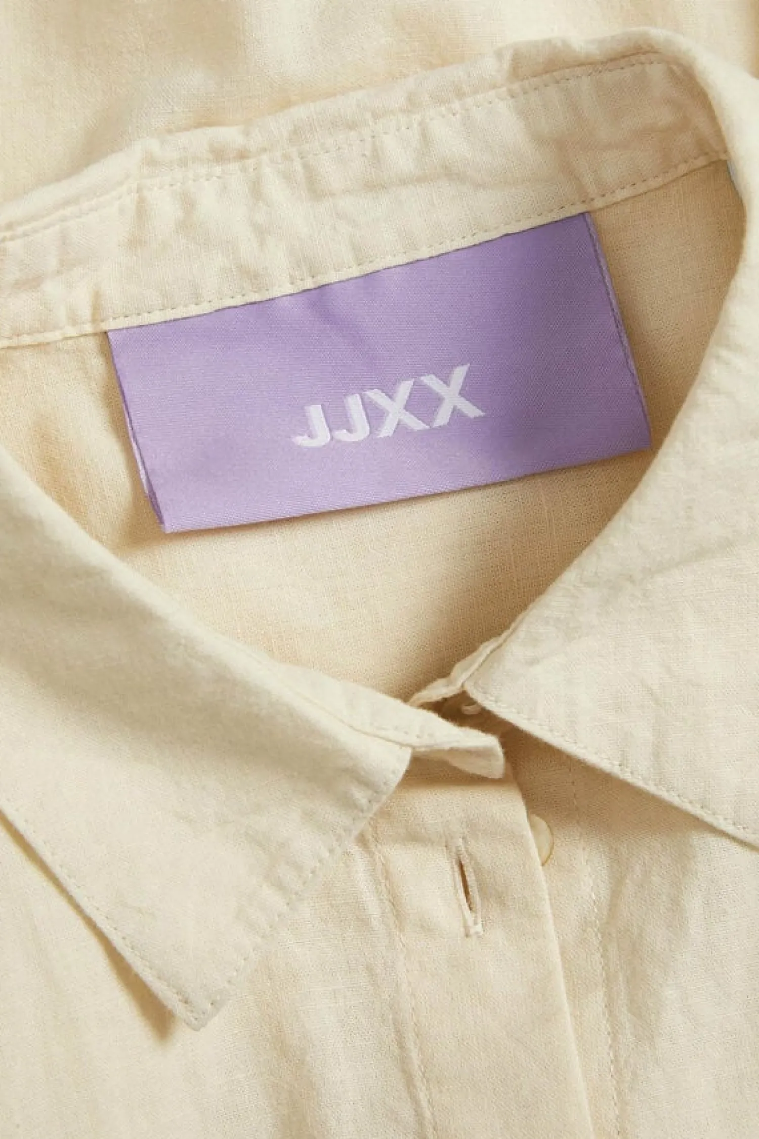 Jack & Jones Camisas E Blusas-Camisa Crop De Lino De Manga Corta