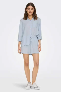 Only Camisas E Blusas-Camisa De Algodao E Linho