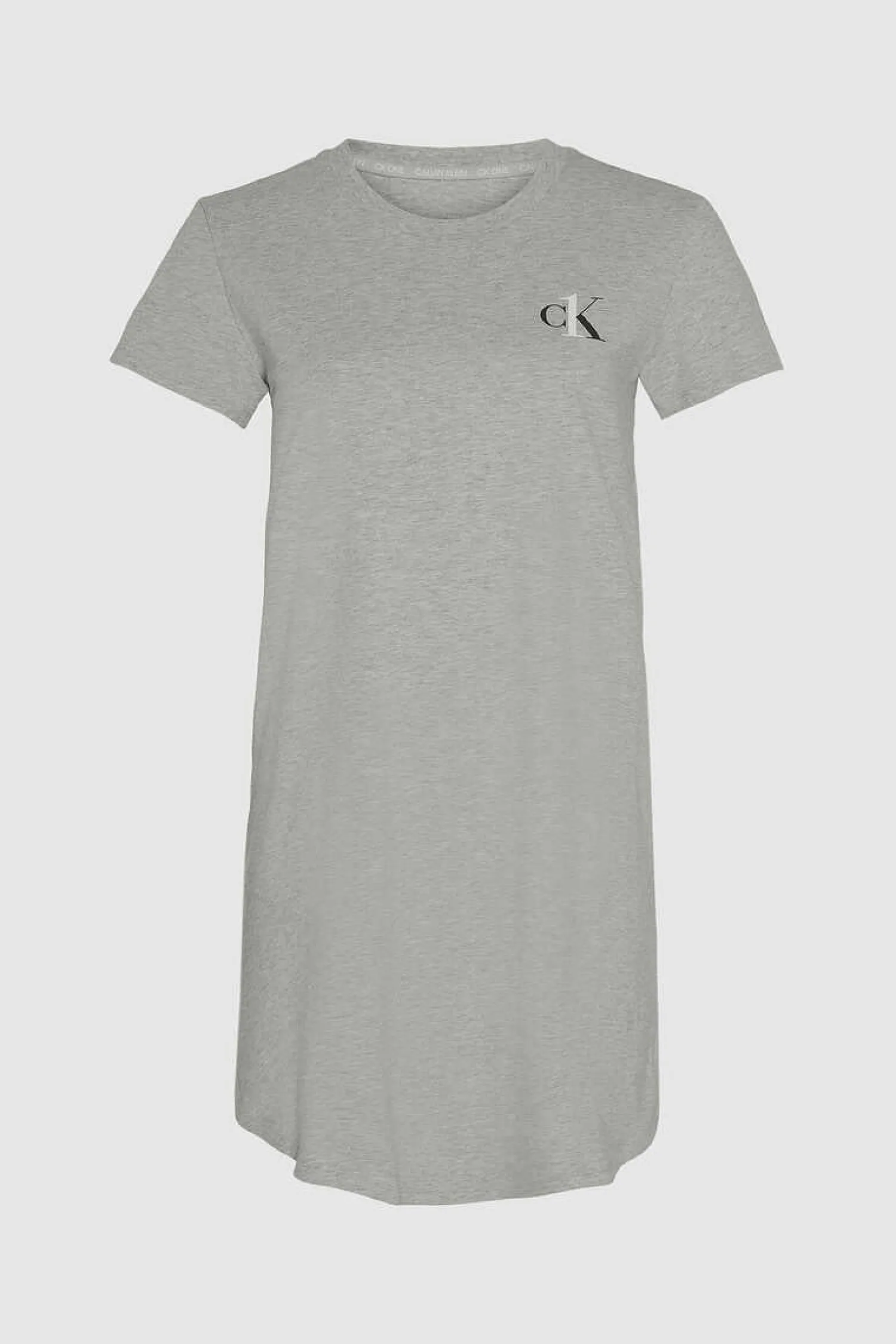 Calvin Klein Pijamas-Camisa De Dormir De Algodao Com Logotipo Da