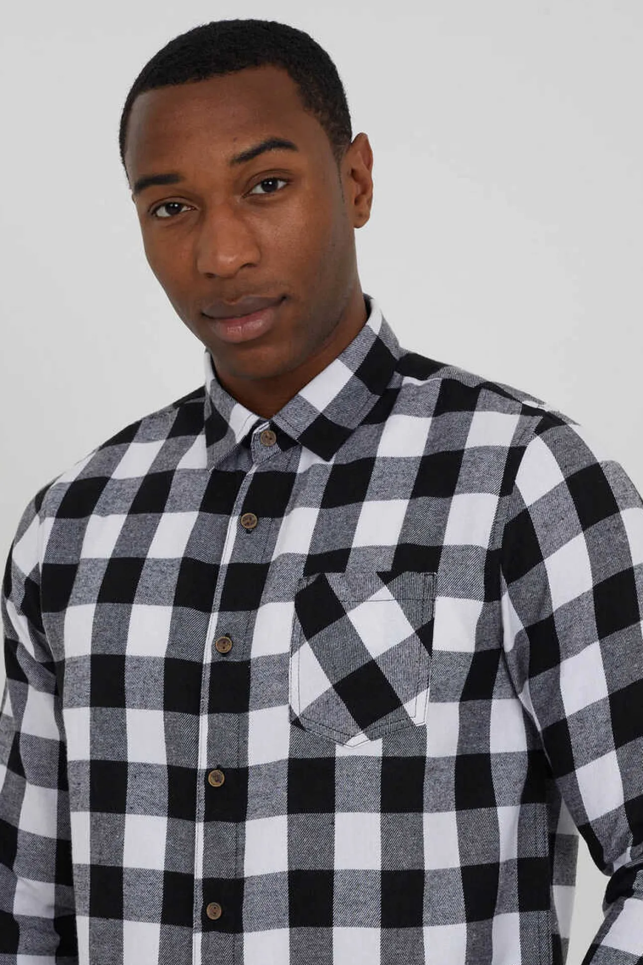 Camisa De Flanela Aos Quadrados