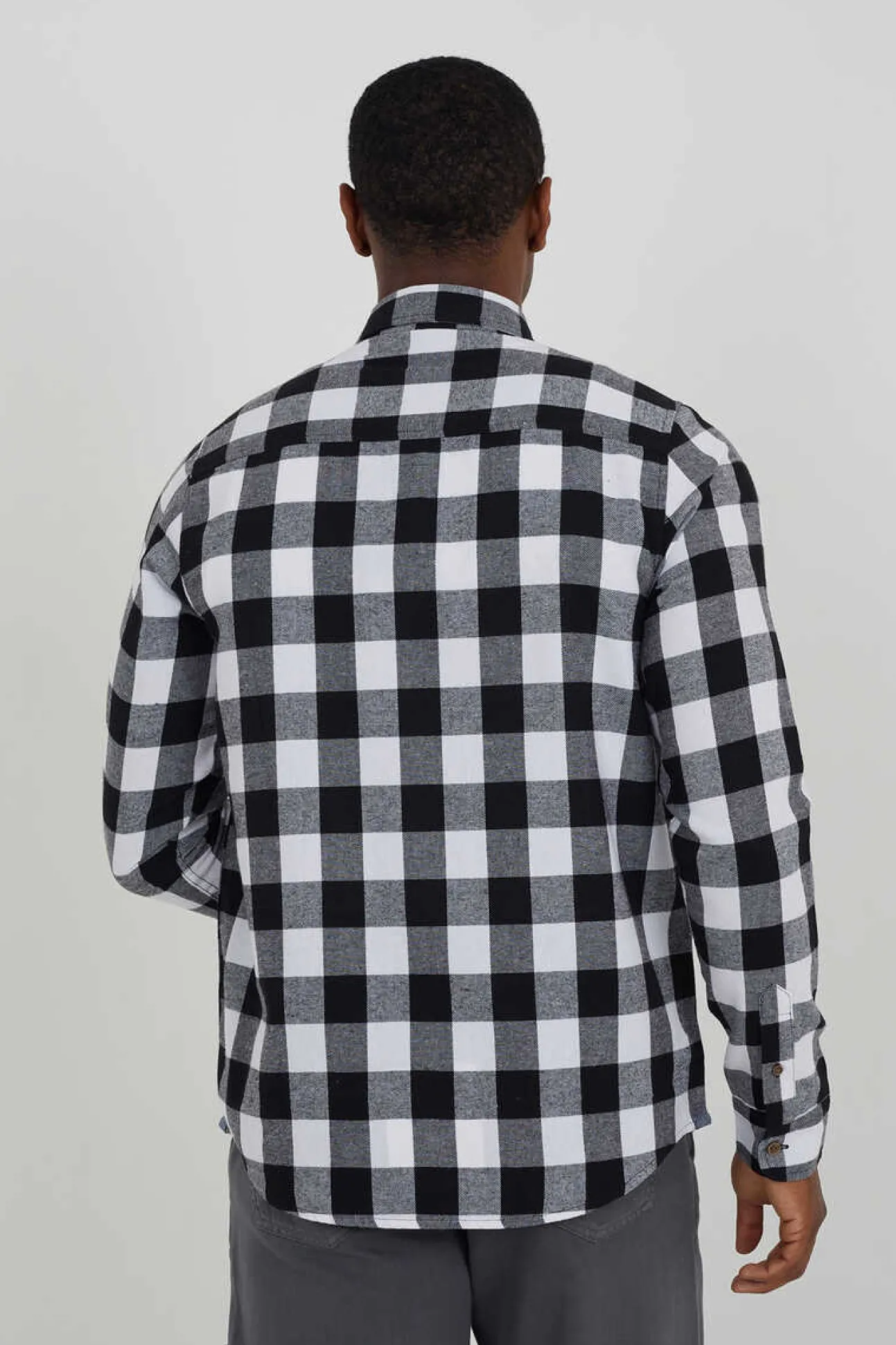 Camisa De Flanela Aos Quadrados