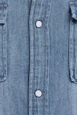 Jack & Jones PLUS Camisa De Ganga Loose Fit Plus Azulado Hot