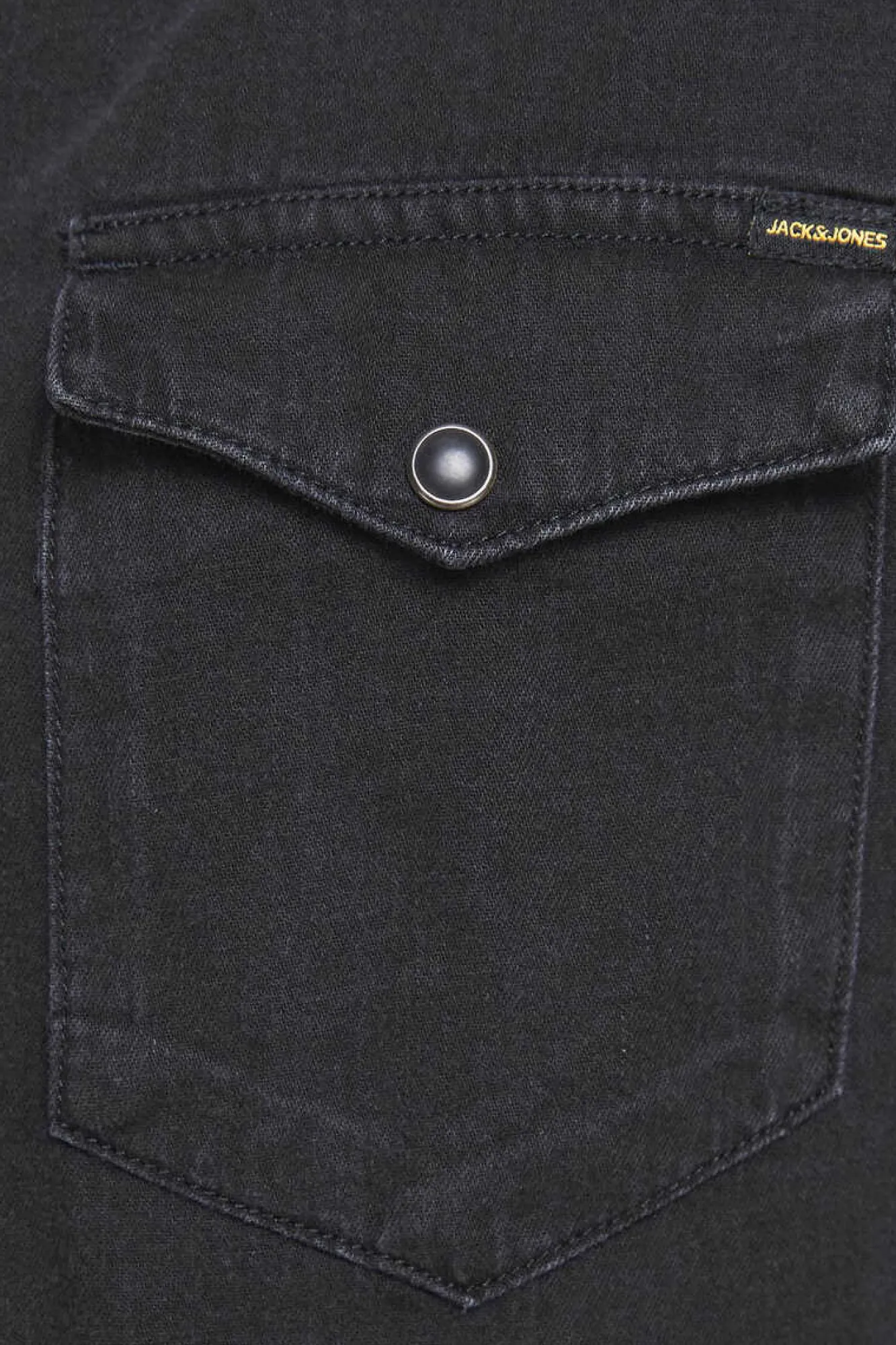 Jack & Jones PLUS Camisa De Ganga Loose Fit Plus Preto New