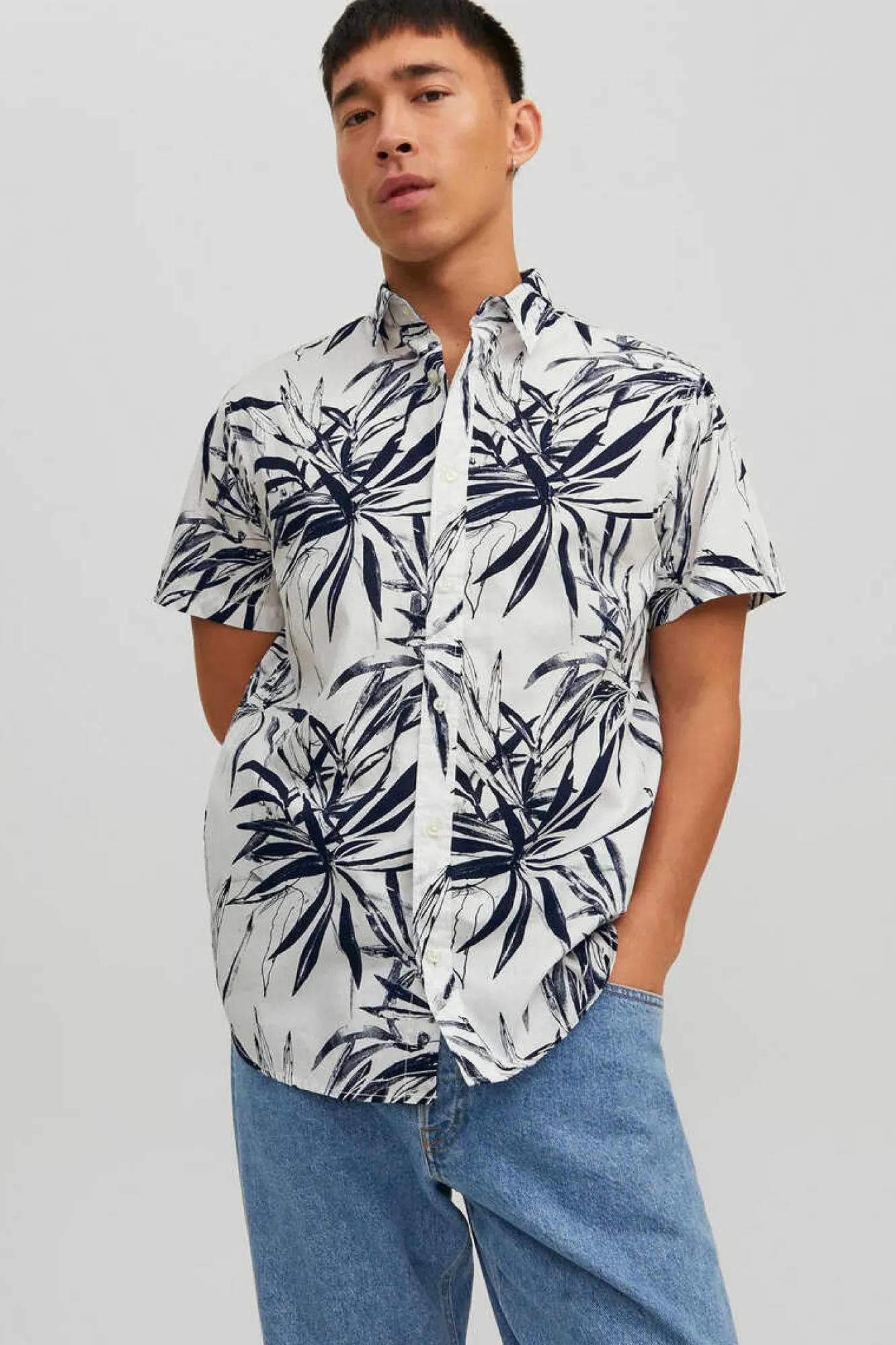 Jack & Jones Camisa De Manga Curta Branco New