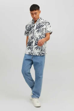 Jack & Jones Camisa De Manga Curta Branco New