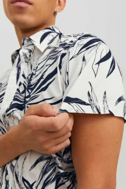 Jack & Jones Camisa De Manga Curta Branco New