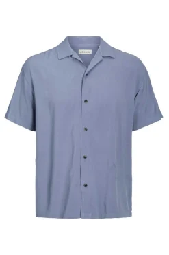 Jack & Jones Camisa De Manga Curta Azulado Clearance