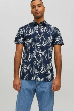 Jack & Jones Camisa De Manga Curta Marinho New