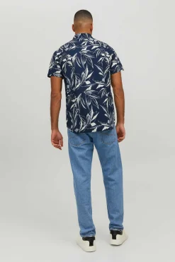 Jack & Jones Camisa De Manga Curta Marinho New