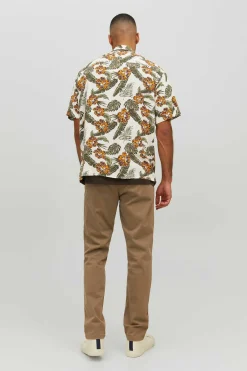 Jack & Jones Camisa De Manga Curta Com Estampa Floral Branco Discount