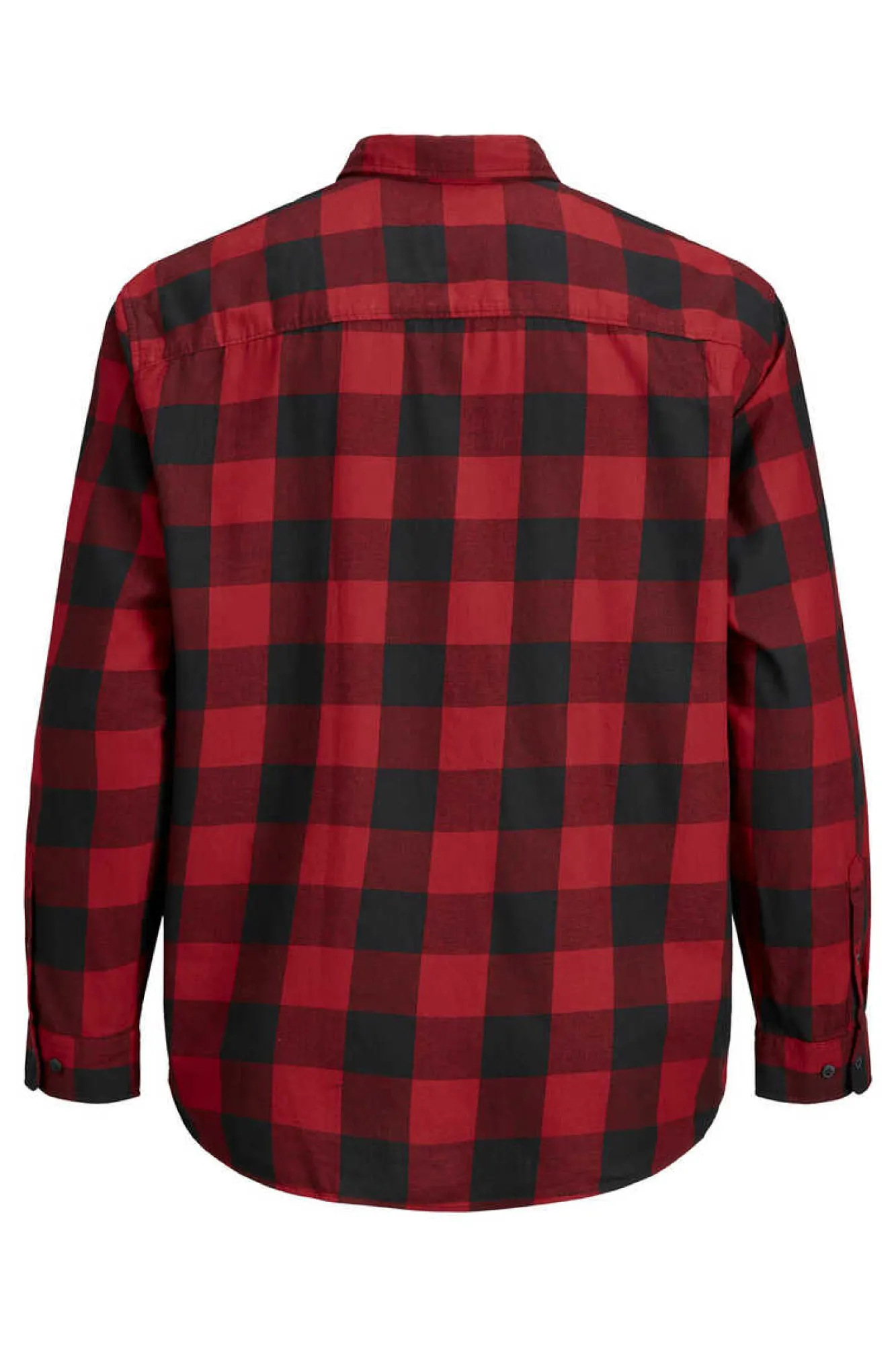 Jack & Jones PLUS Camisa De Sarja Xadrez Loose Fit Plus Red Outlet