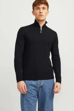 Jack & Jones Camisa De Sarja Xadrez Slim Fit Preto Online