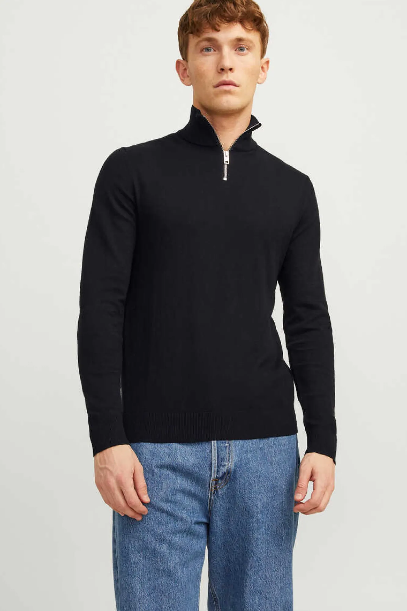 Jack & Jones Camisa De Sarja Xadrez Slim Fit Preto Online