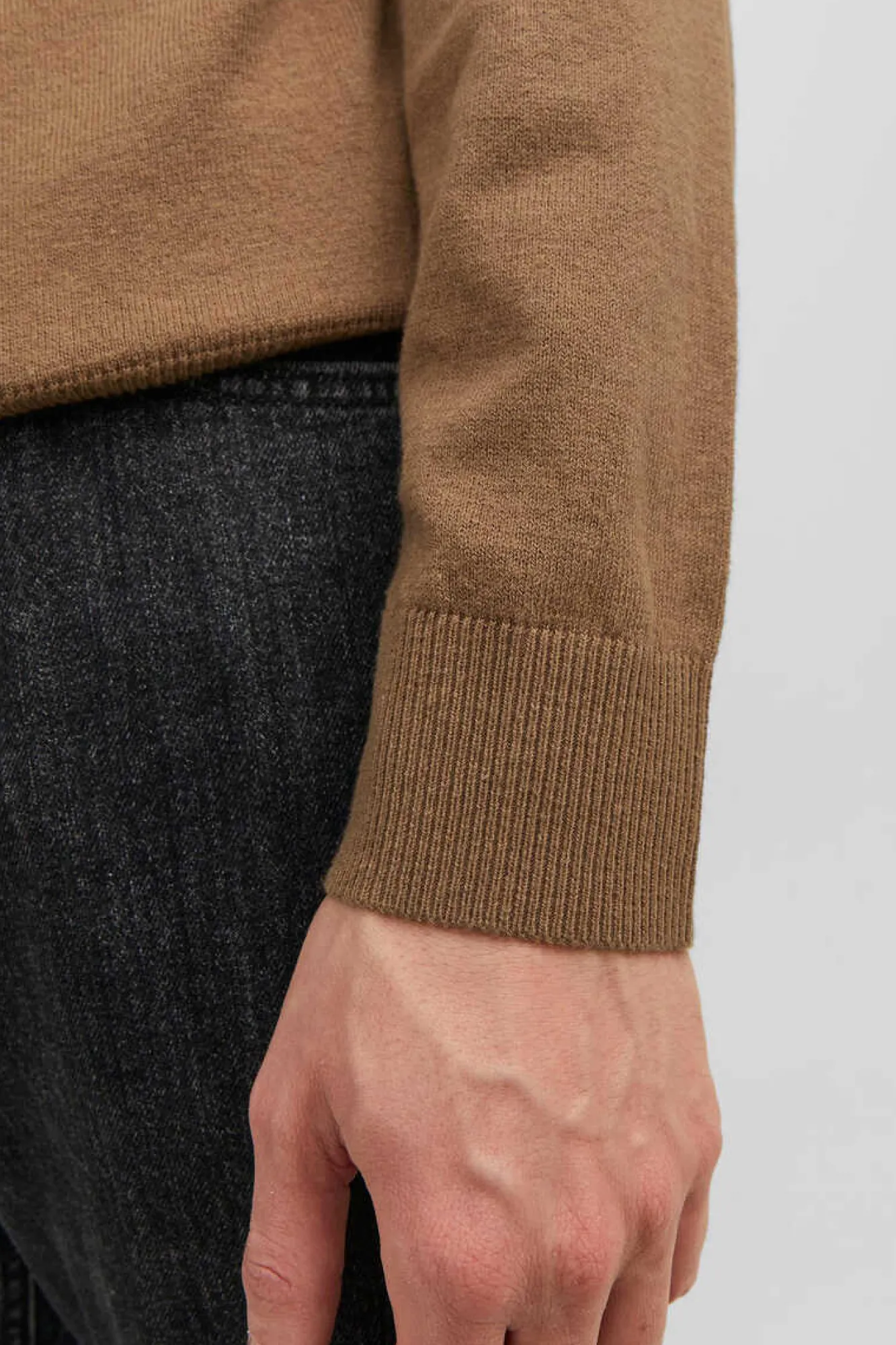 Jack & Jones Camisa De Sarja Xadrez Slim Fit Castanho