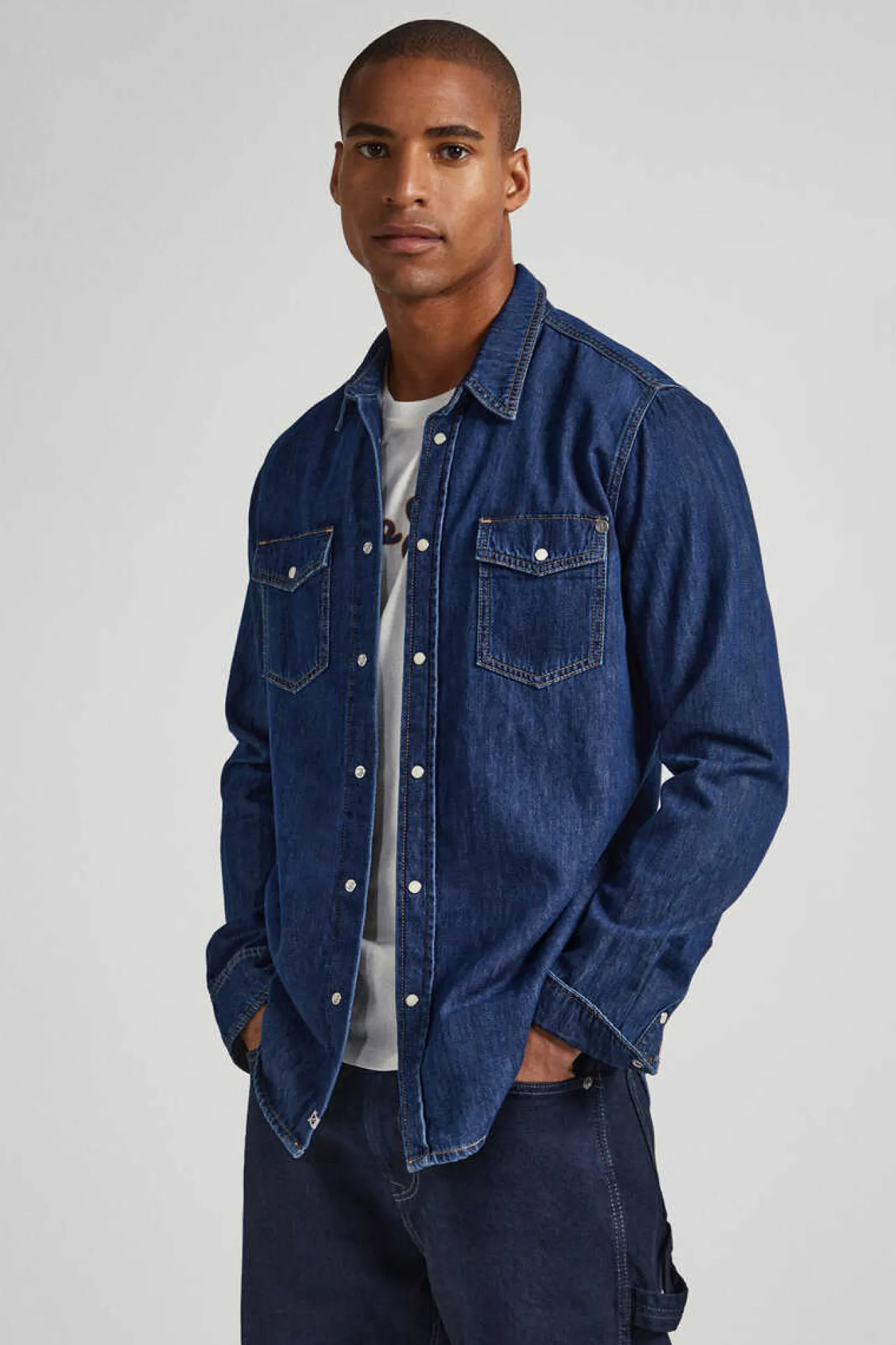 Camisa Denim Fit Regular