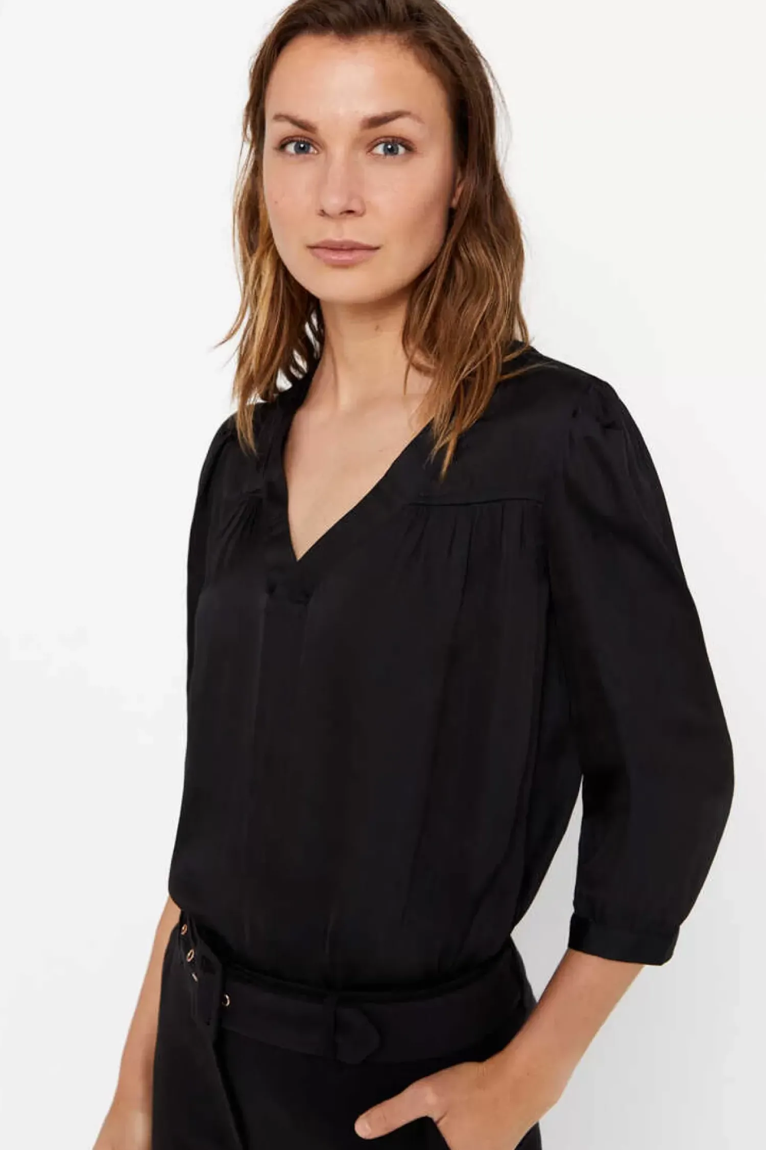 Cortefiel Camisas E Blusas-Camisa Em Tecido Sustentavel